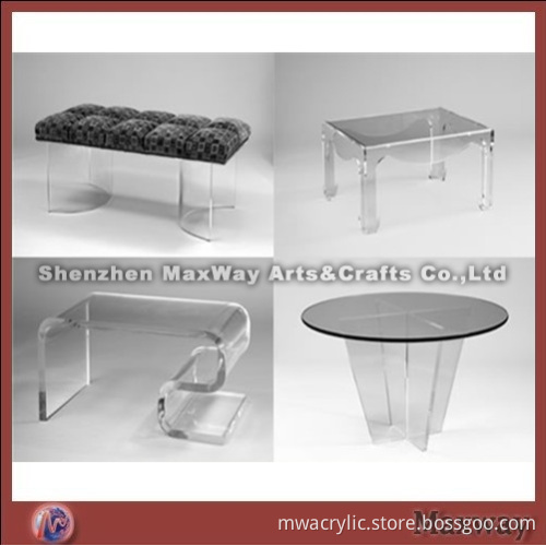 Crystal modern acrylic furniture all kinds of table and chair